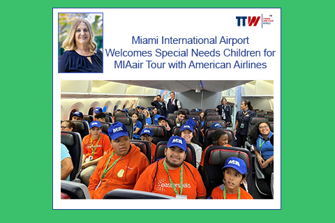 Miami International Airport Welcomes Special Needs Children for MIAair Tour with American Airlines