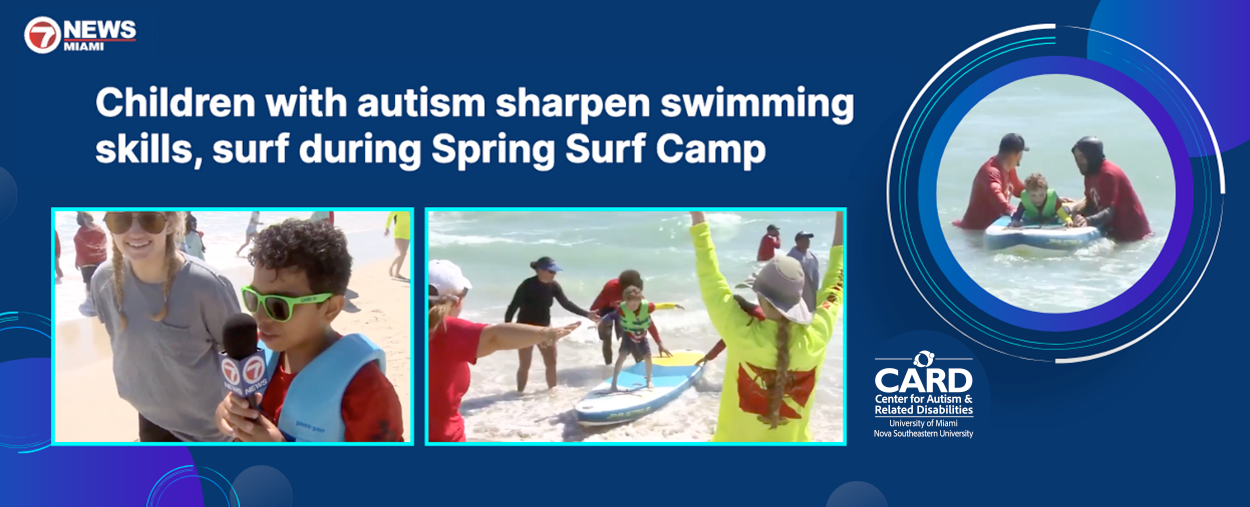 WSVN 7 News Miami - CARD Surf Camp 2024 